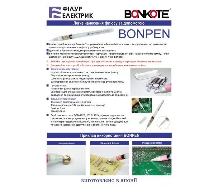 Аппликаторы Bonpen от Bonkote - UA.2023