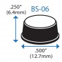 Бампер цилиндрический BS06 BSI (черный)