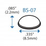Бампер напівсферичний BS07 BSI (чорний)