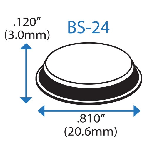 Бампер циліндричний BS24 BSI (чорний)