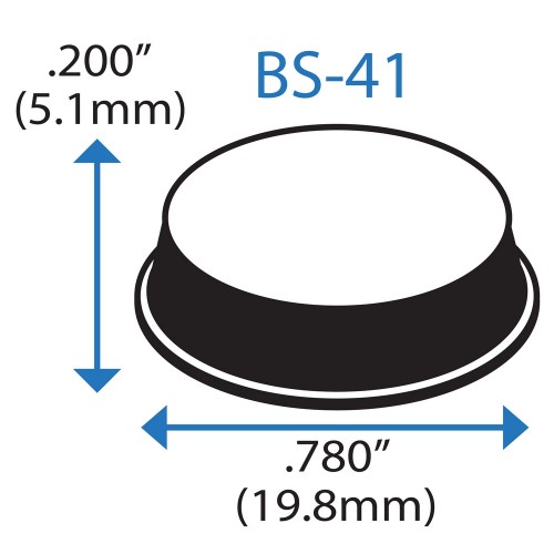 Бампер циліндричний BS41 BSI (чорний)